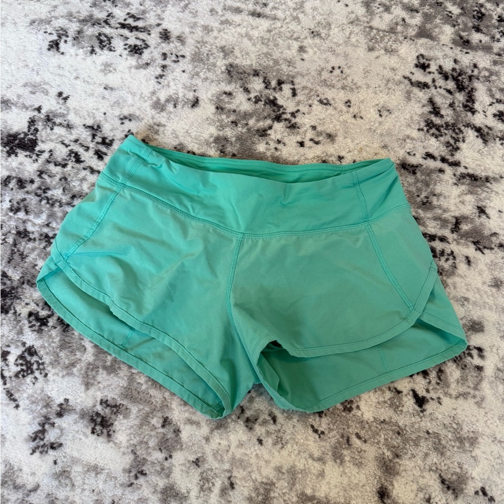 Lululemon Athletica Teal Athletic Shorts